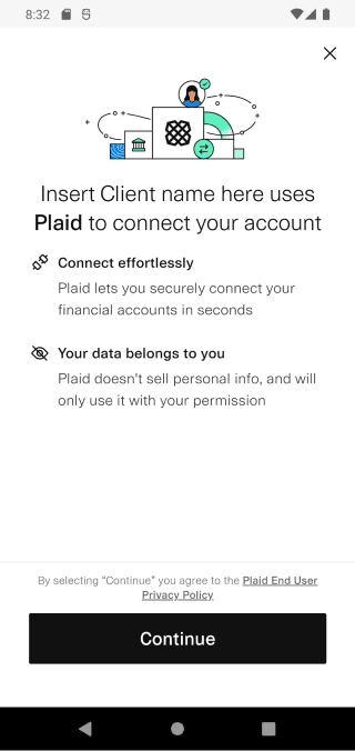 Plaid interface